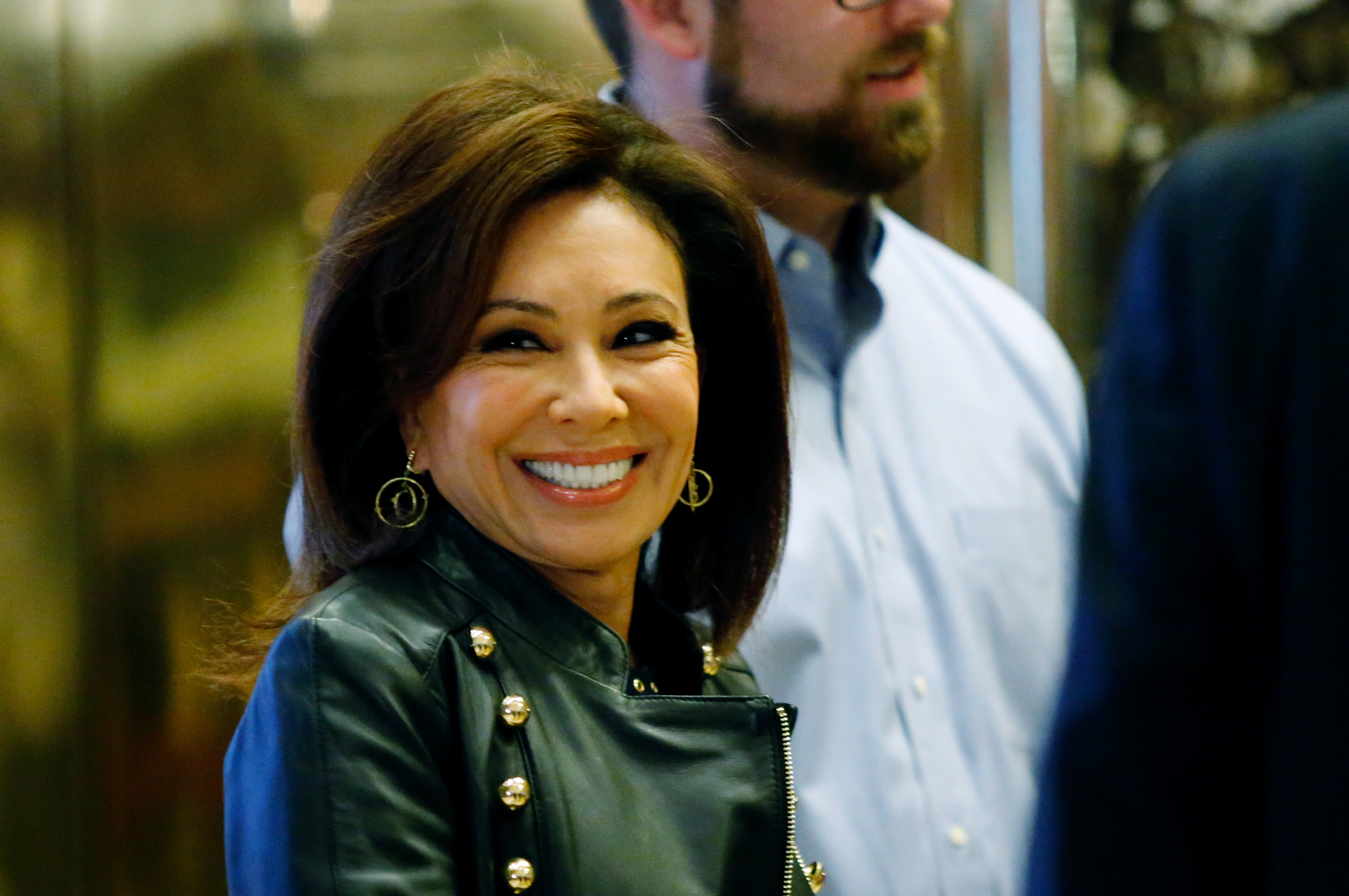 Jeanine Pirro, arrives at the Trump Tower for meetings with US President-elect Donald Trump, in New York on November 17, 2016. (EDUARDO MUNOZ ALVAREZ/AFP via Getty Images)