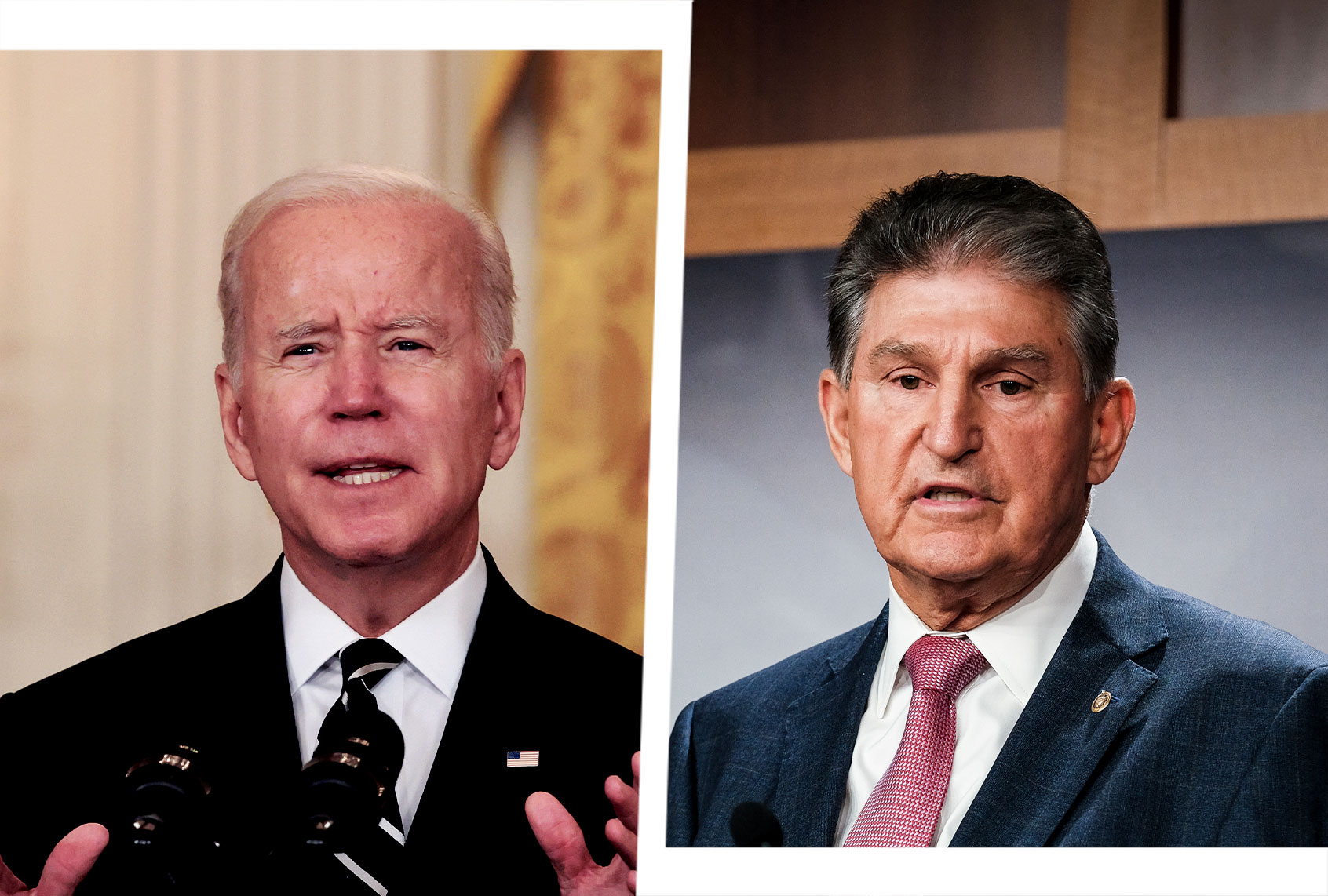Joe Biden and Joe Manchin (Photo illustration by Salon/Getty Images)