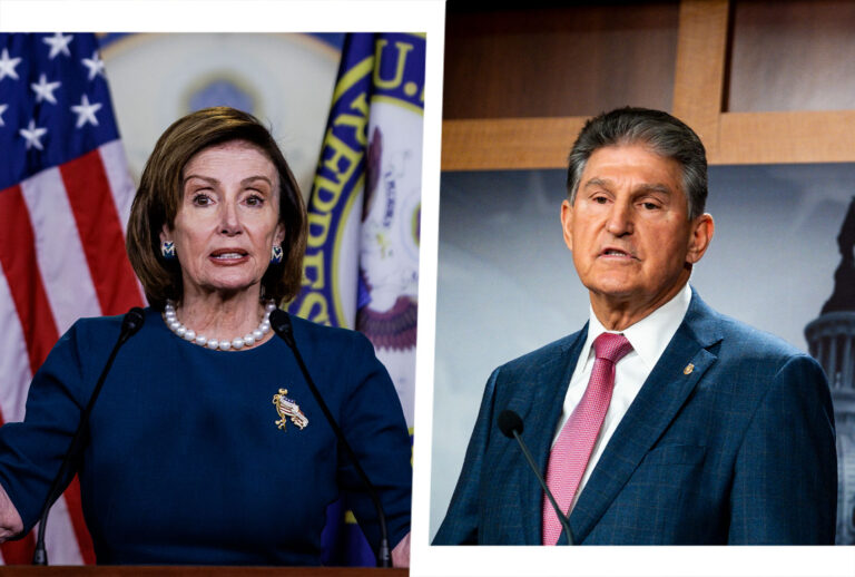 Nancy Pelosi and Joe Manchin (Photo illustration by Salon/Getty Images)