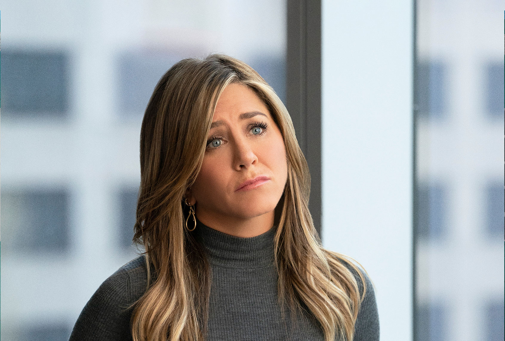 Jennifer Aniston on "The Morning Show" (Apple TV+)