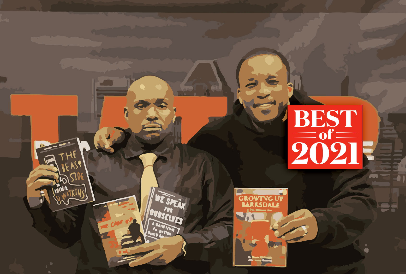 D. Watkins and Dante Barksdale (Illustration by Salon/D Watkins)
