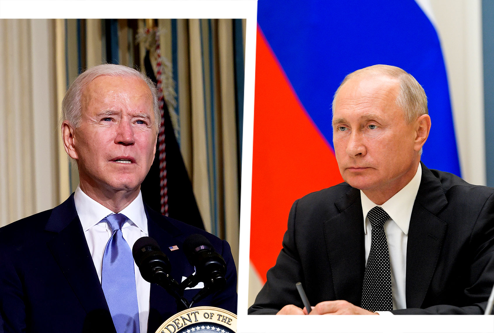 Joe Biden and Vladimir Putin (Photo illustration by Salon/Getty Images)