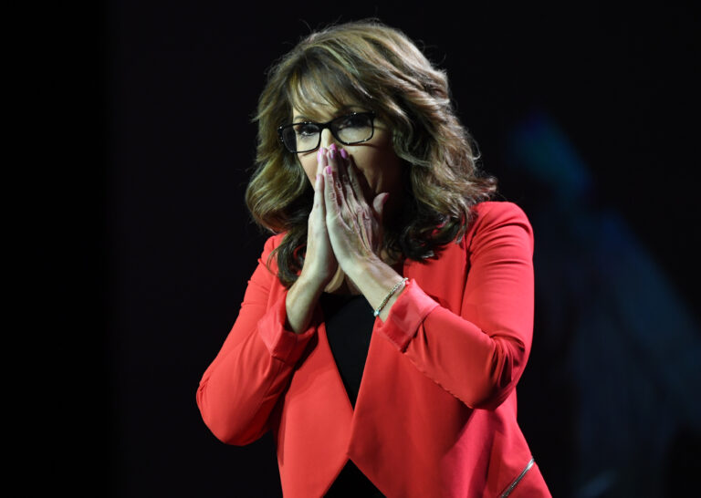 Former GOP vice presidential candidate Sarah Palin. (RJ Sangosti/The Denver Post via Getty Images)