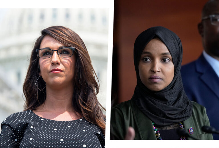 Lauren Boebert and Ilhan Omar (Photo illustration by Salon/Getty Images)