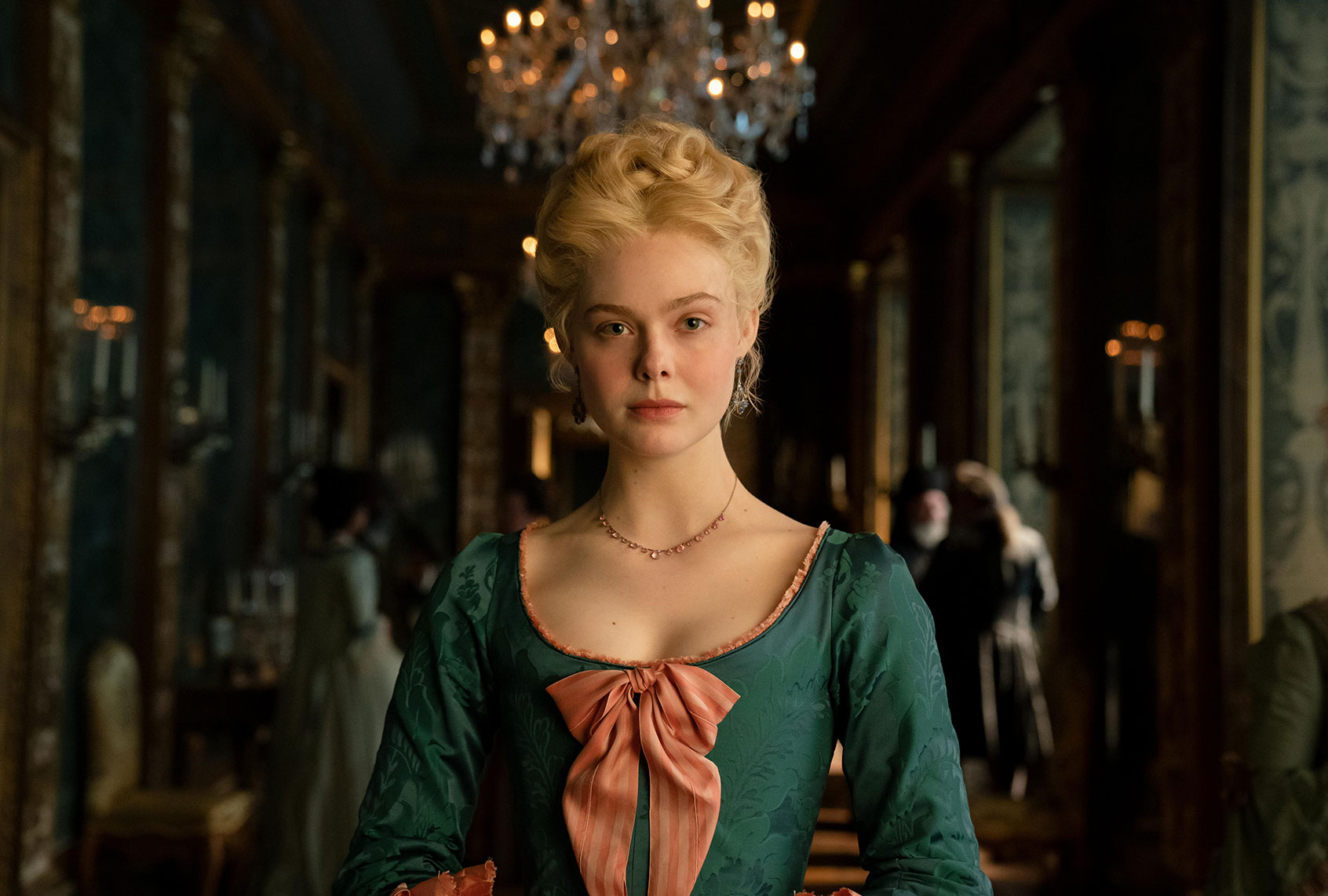 Elle Fanning as Catherine in "The Great" (Gareth Gatrell/Hulu)