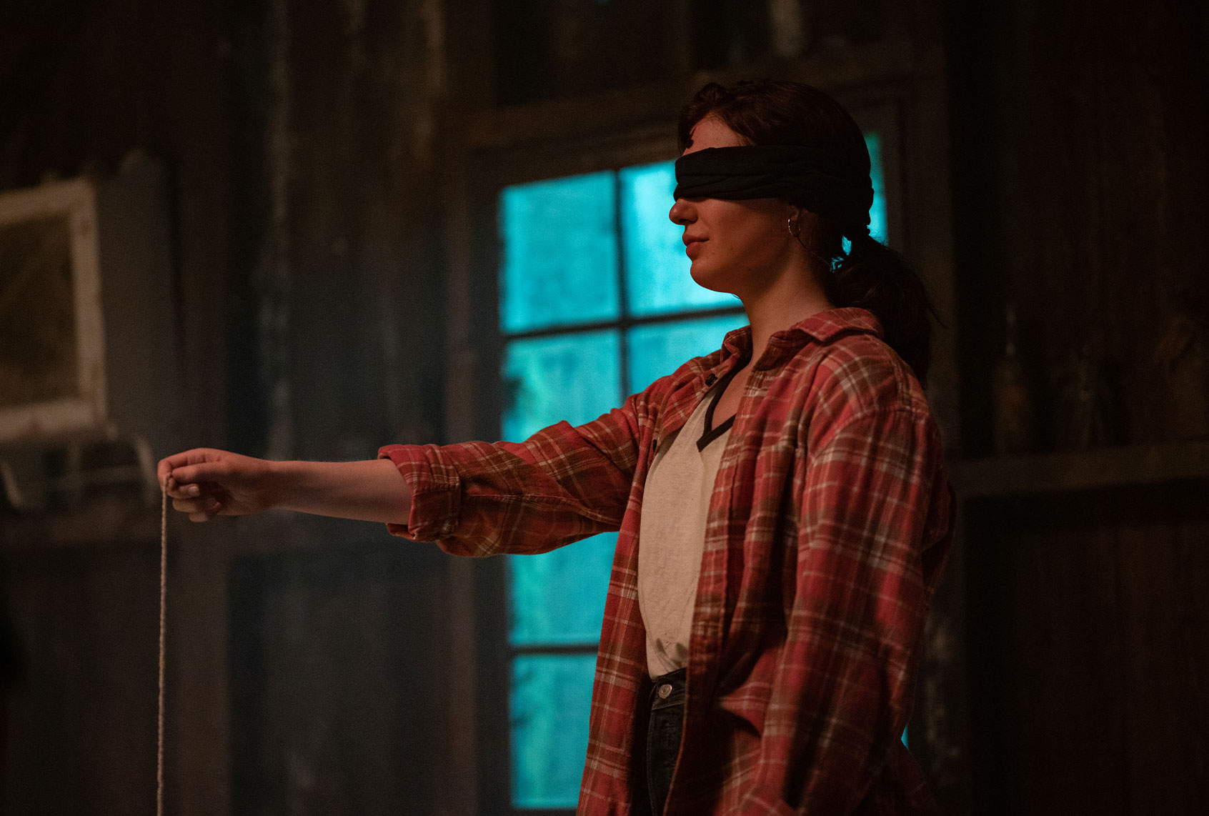 Sophie Nélisse as Teen Shauna in "Yellowjackets" (Kailey Schwerman/SHOWTIME)