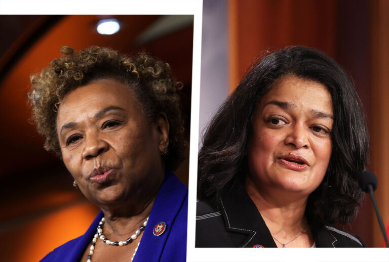 Barbara Lee and Pramila Jayapal (Photo illustration by Salon/Getty Images)