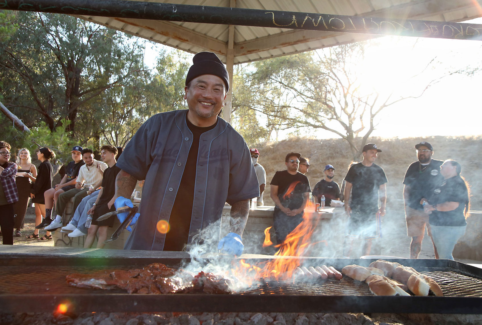 Roy Choi meets the people actively preserving Latinx cuisine in L.A.'s Chavez Ravine. (Randall Michaelson)