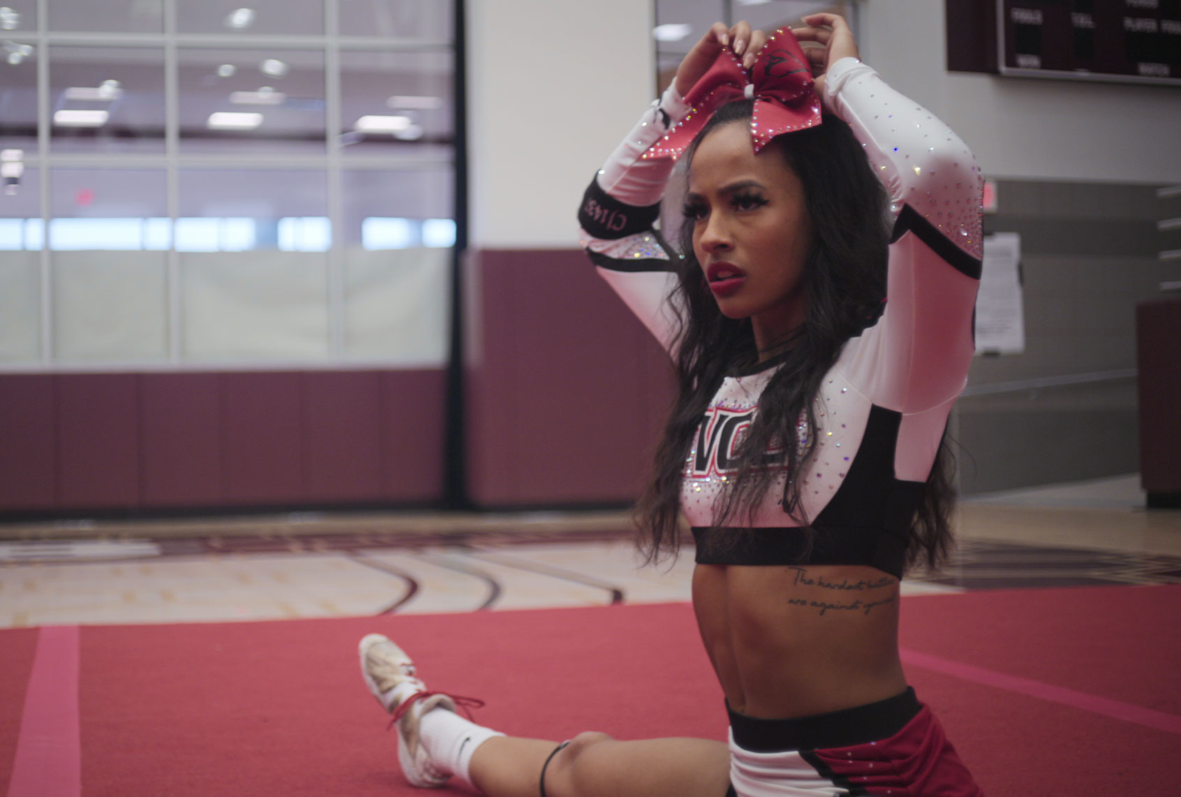 Jada Wooten in "Cheer" (Netflix)