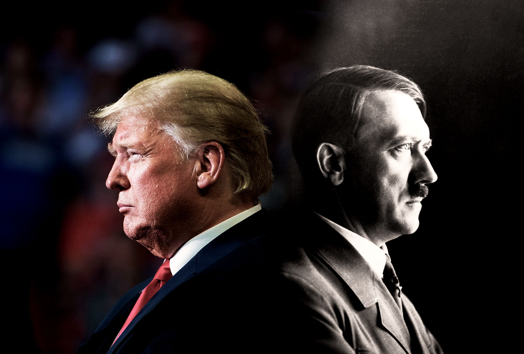 Donald Trump and Adolf Hitler (Photo illustration by Salon/Getty Images)