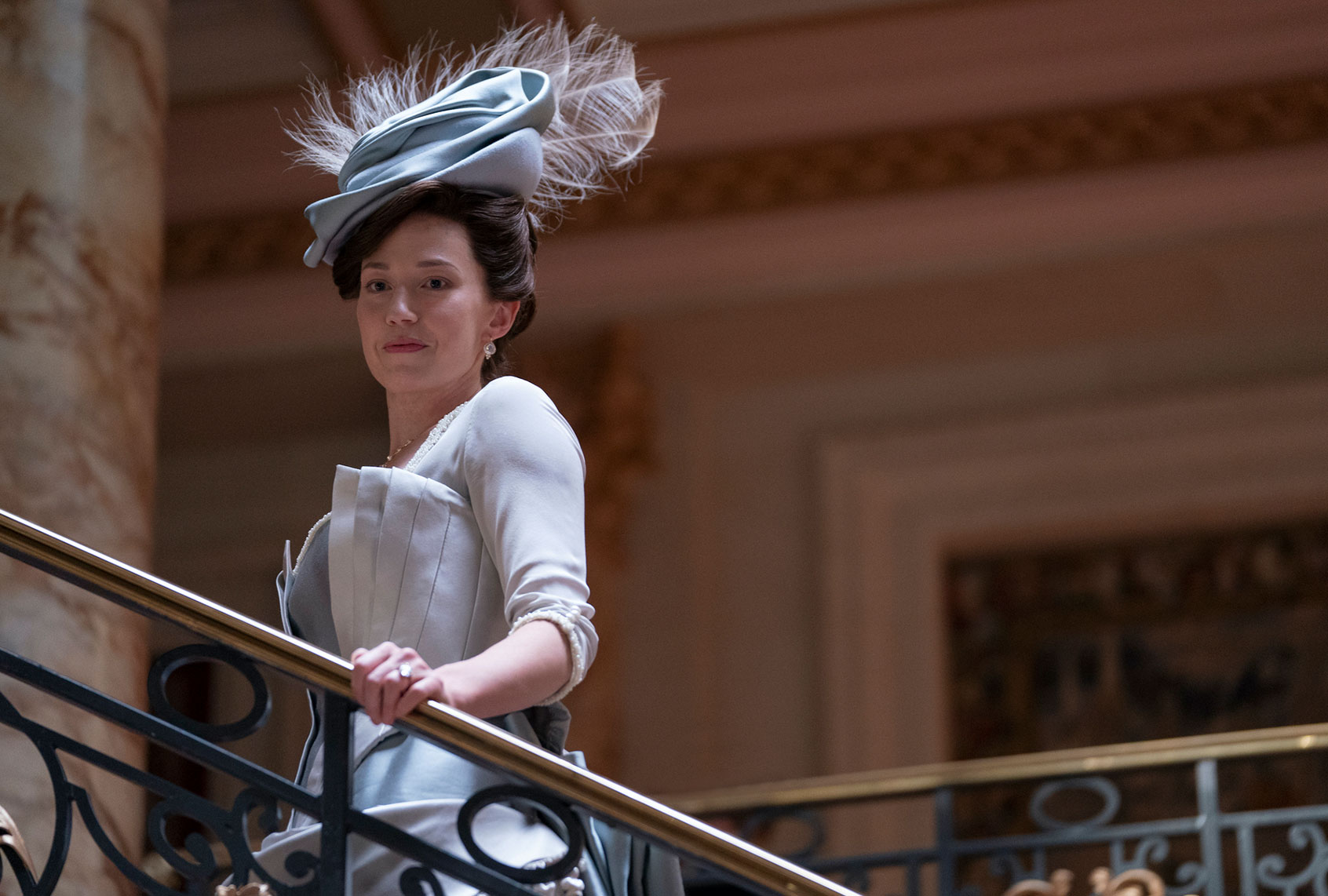 Carrie Coon in "The Gilded Age" (Alison Cohen Rosa/HBO)