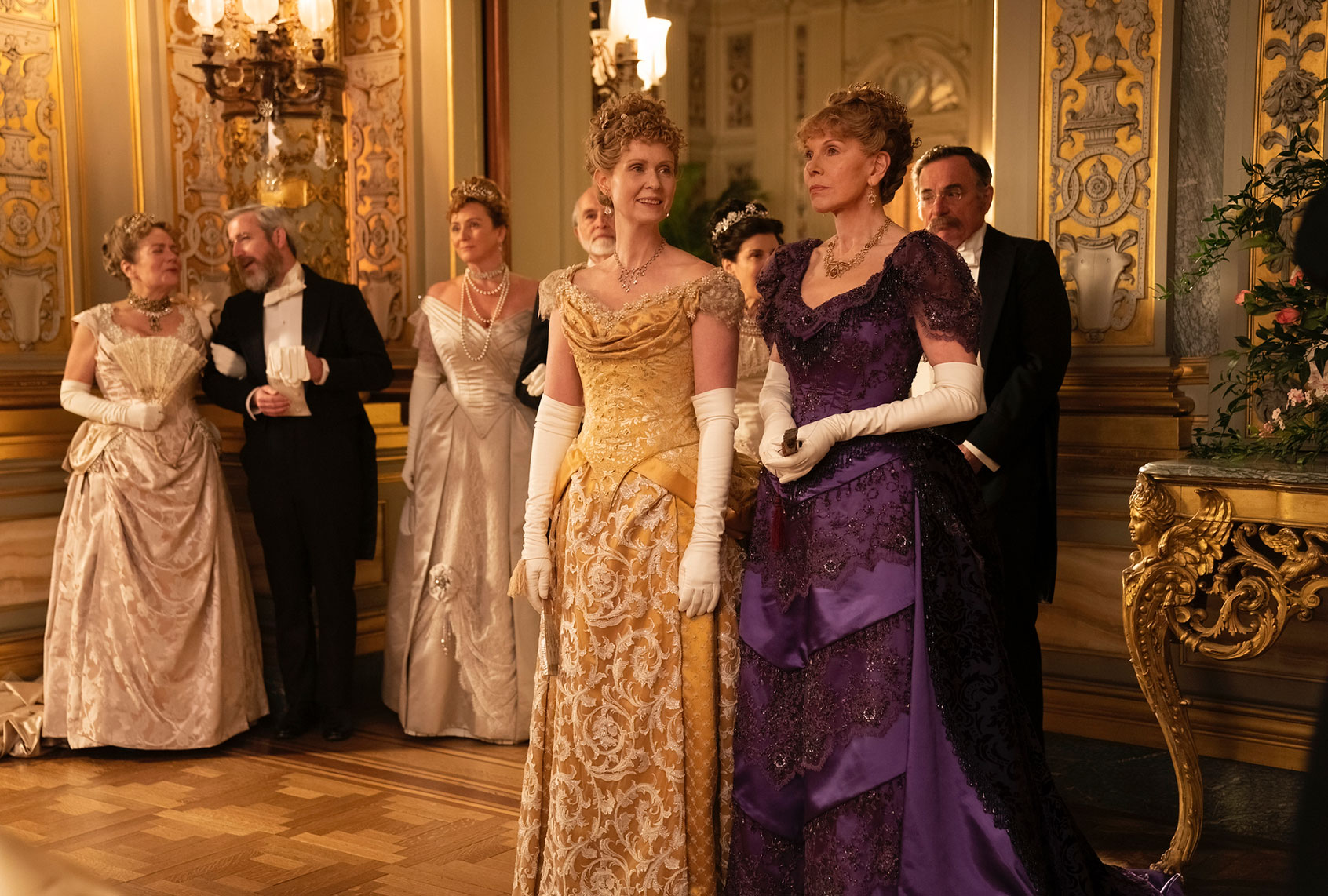 Cynthia Nixon and Christine Baranski in "The Gilded Age" (Alison Cohen Rosa/HBO)