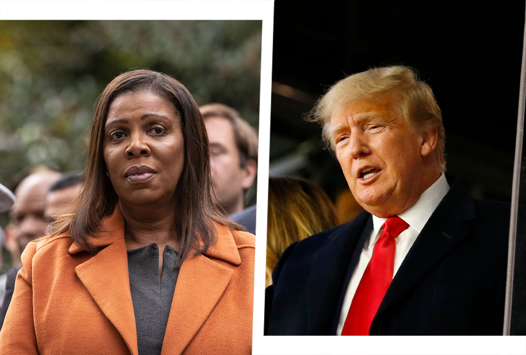 Letitia James and Donald Trump (Photo illustration by Salon/Getty Images)