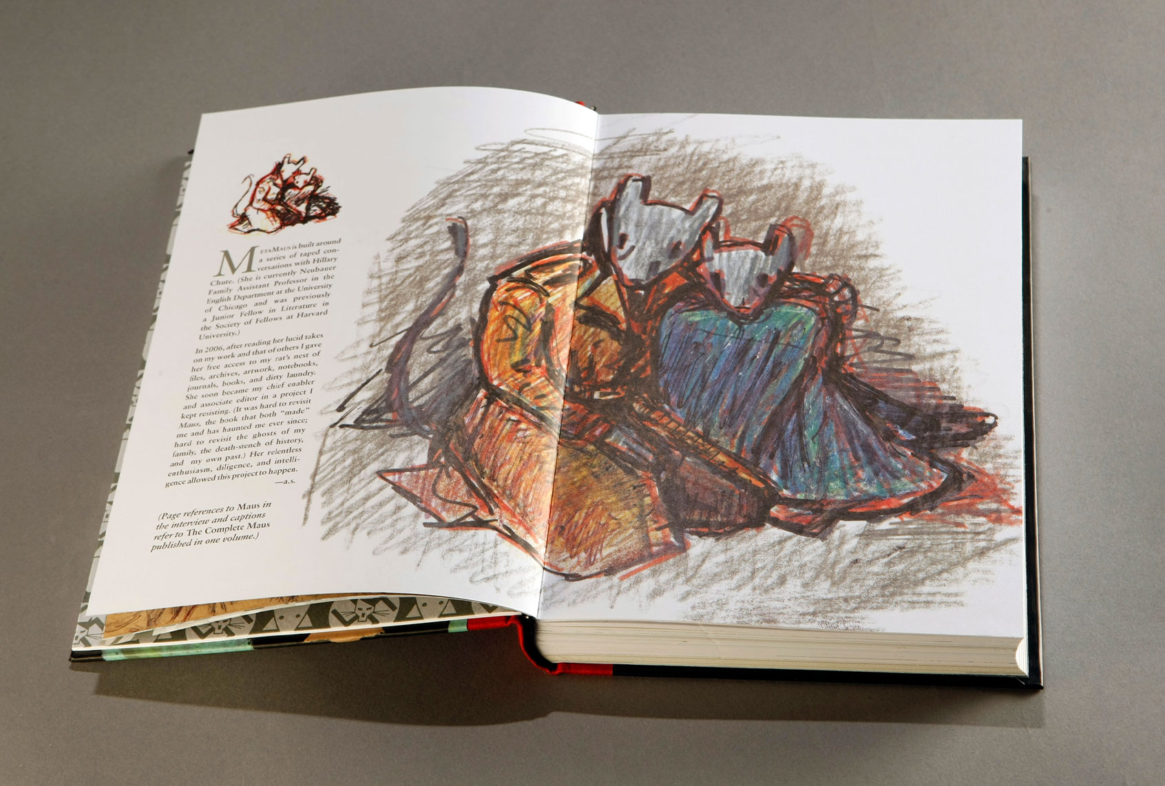 Pages from the Art Spiegelman book. (Kirk McKoy/Los Angeles Times via Getty Images)