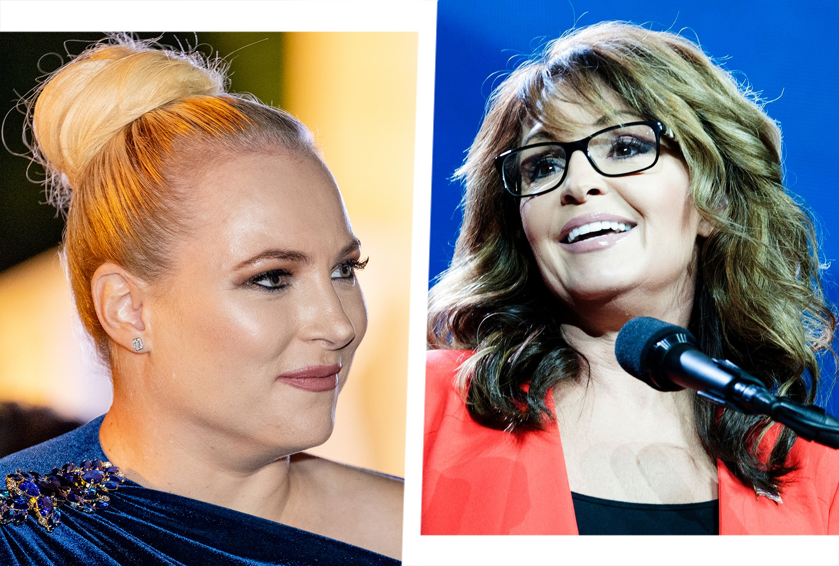 Political pundit Meghan McCain (left) and ex-Alaska Gov. Sarah Palin (Photo illustration by Salon/Getty Images)
