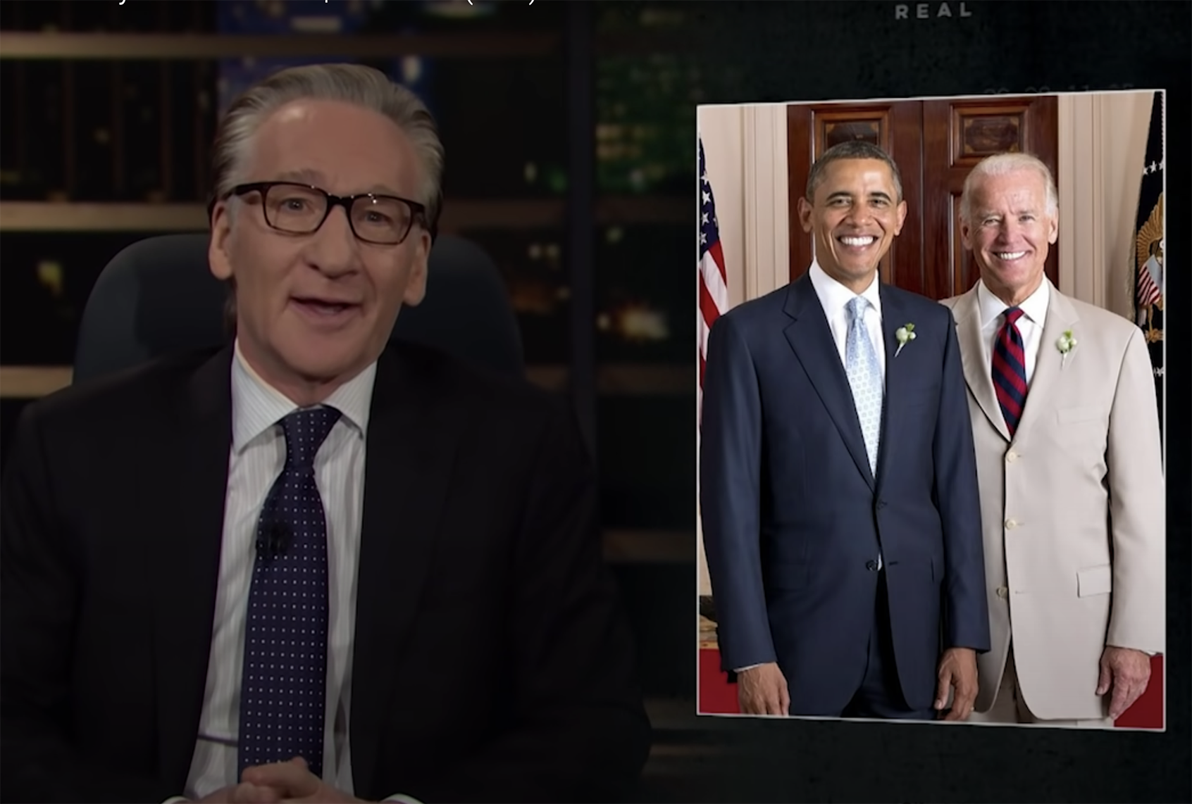 Bill Maher, host of HBO's "Real Time," outlines his plan to save the Democratic Party. (HBO)