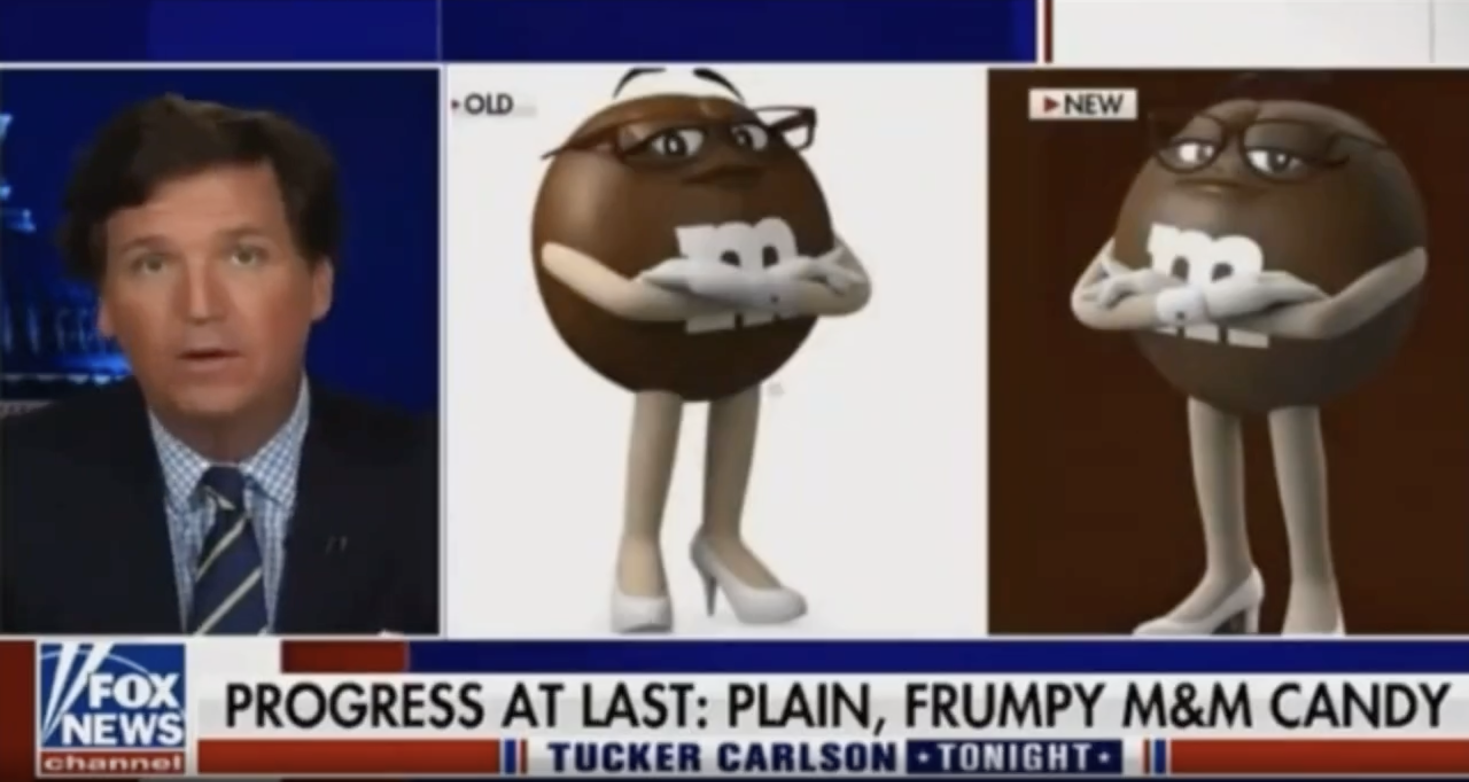 A screengrab from Tucker Carlson's Friday Fox News show. (FOX News)