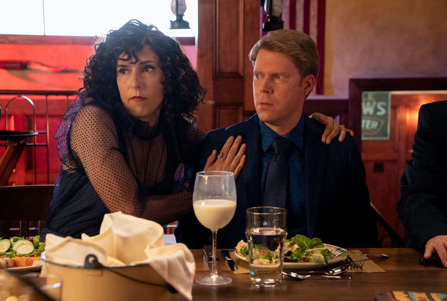Edi Patterson and Tim Baltz in "The Righteous Gemstones" (Ryan Green/HBO)
