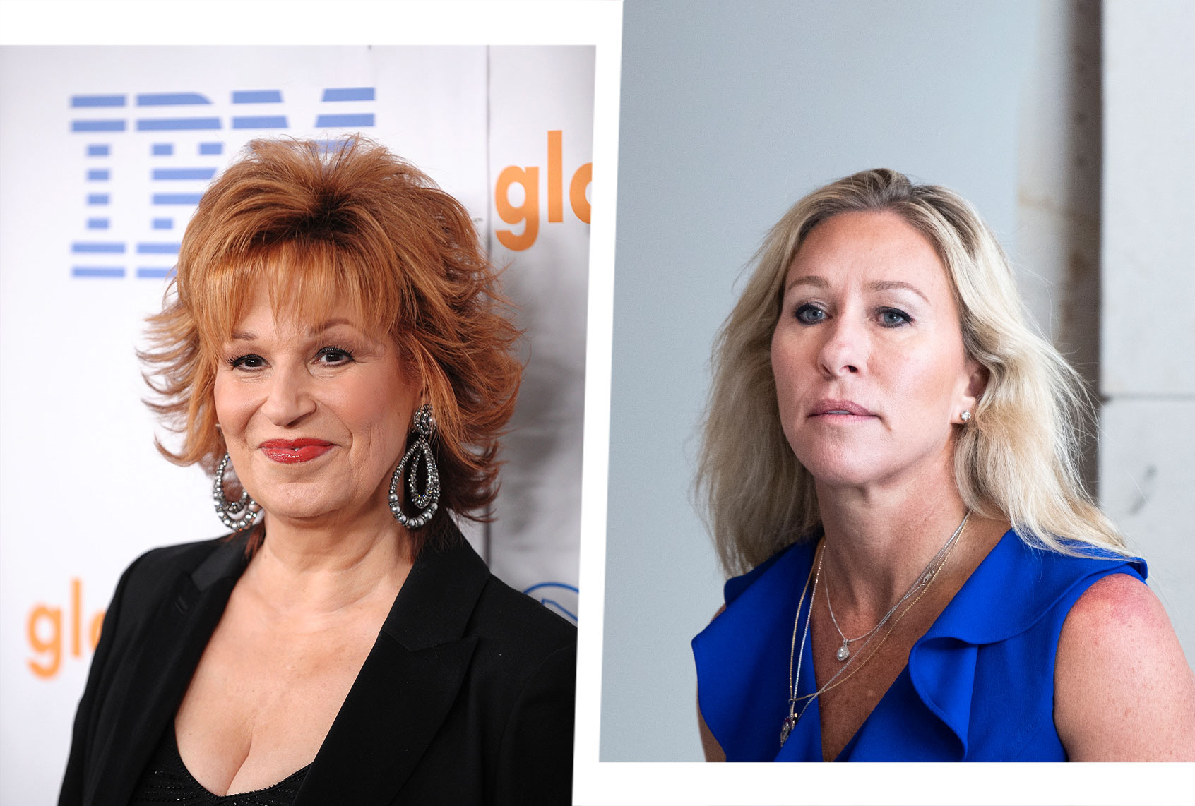 Joy Behar and Marjorie Taylor Greene (Photo illustration by Salon/Getty Images)