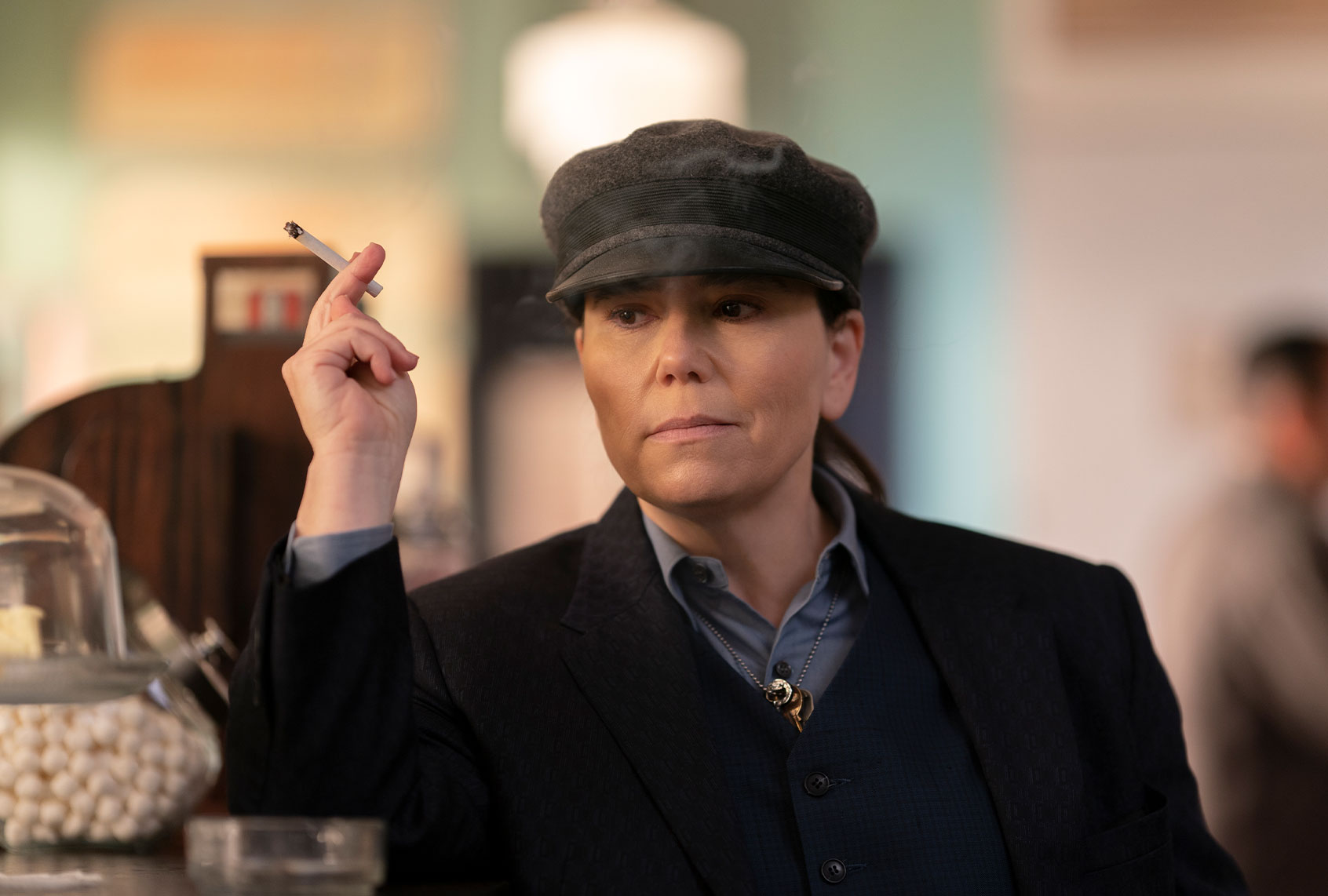 Alex Borstein as Susie Myerson in "The Marvelous Mrs. Maisel" (Christopher Saunders/Amazon Prime Video)