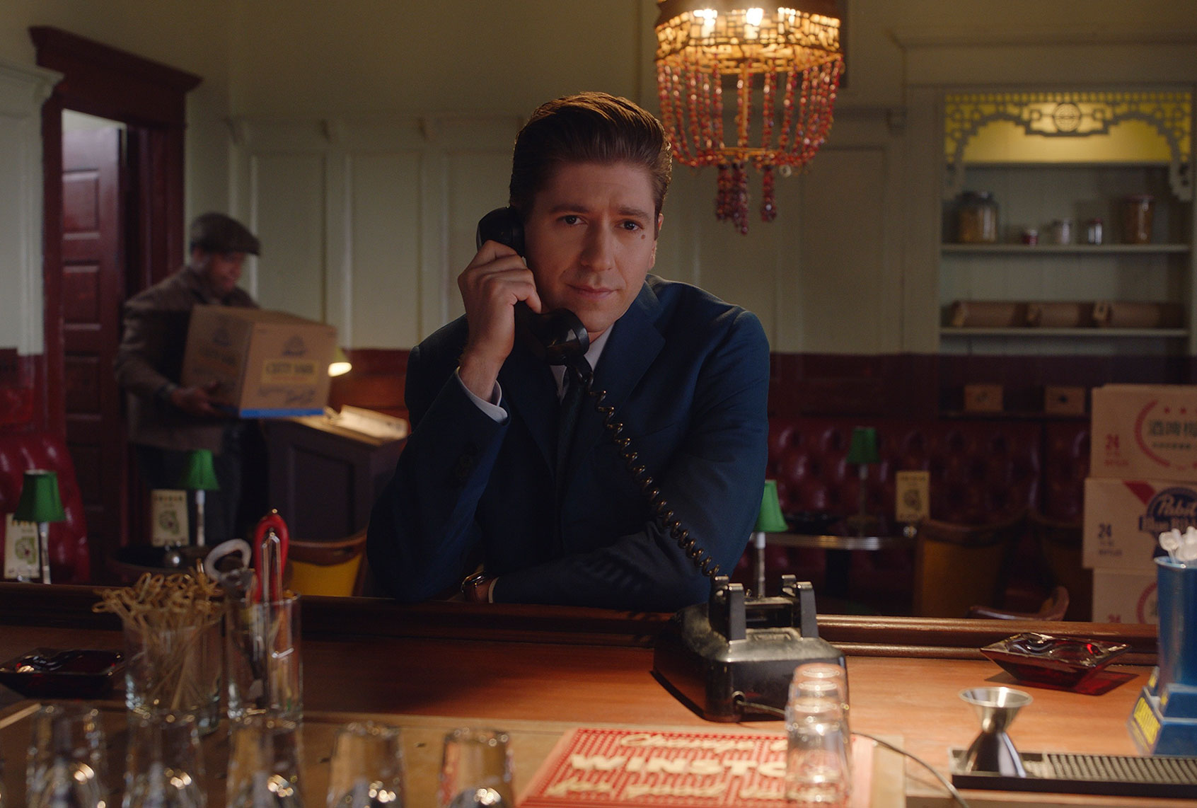 Michael Zegen as Joel Maisel in "The Marvelous Mrs. Maisel" (Courtesy of Prime Video)