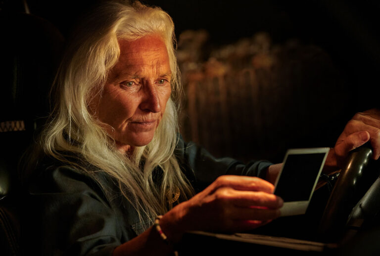 Olwen Fouéré as Sally Hardesty in "Texas Chainsaw Massacre" (Jana Blajeva/Legendary/Netflix)