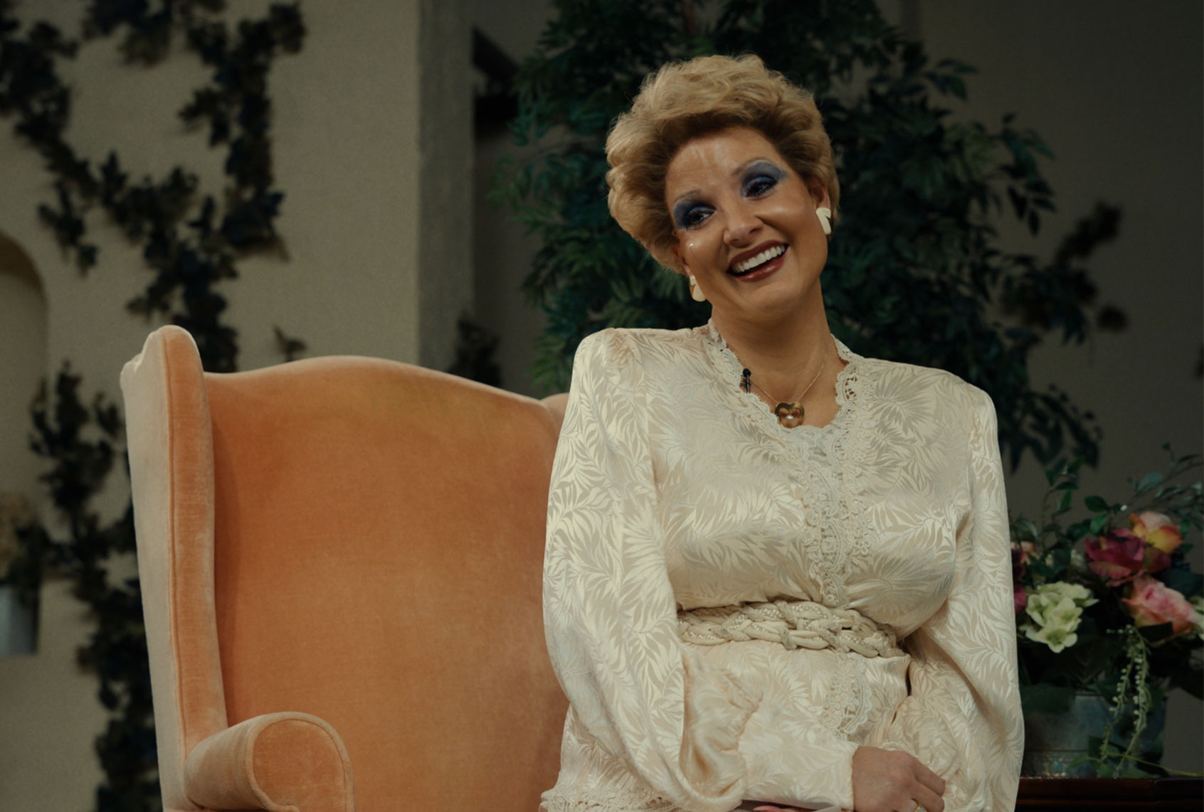 Jessica Chastain as "Tammy Faye Bakker" in the film "The Eyes Of Tammy Faye" (Photo Courtesy of Searchlight Pictures/20th Century Studios)