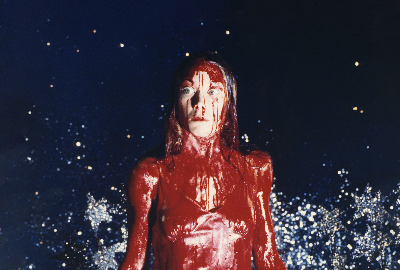 Sissy Spacek on the set of "Carrie" (Sunset Boulevard/Corbis via Getty Images)