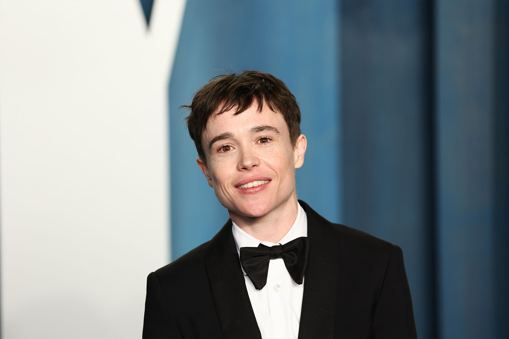 Elliot Page attends the 2022 Vanity Fair Oscar Party hosted by Radhika Jones at Wallis Annenberg Center for the Performing Arts on March 27, 2022 in Beverly Hills, California. (Getty Images/Arturo Holmes/FilmMagic)