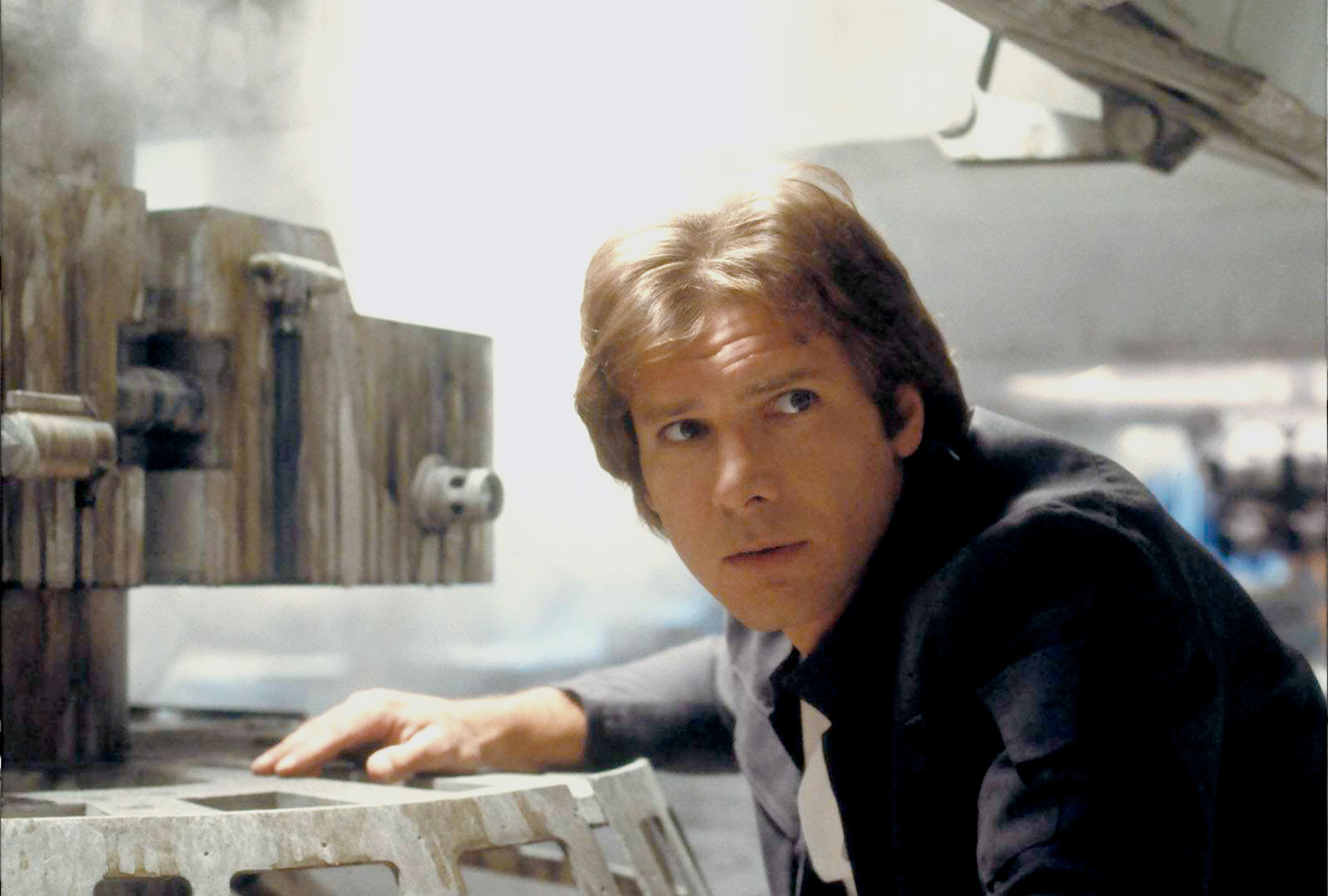 Harrison Ford on the set of "Star Wars: Episode V - The Empire Strikes Back" (Lucasfilm/Sunset Boulevard/Corbis via Getty Images)