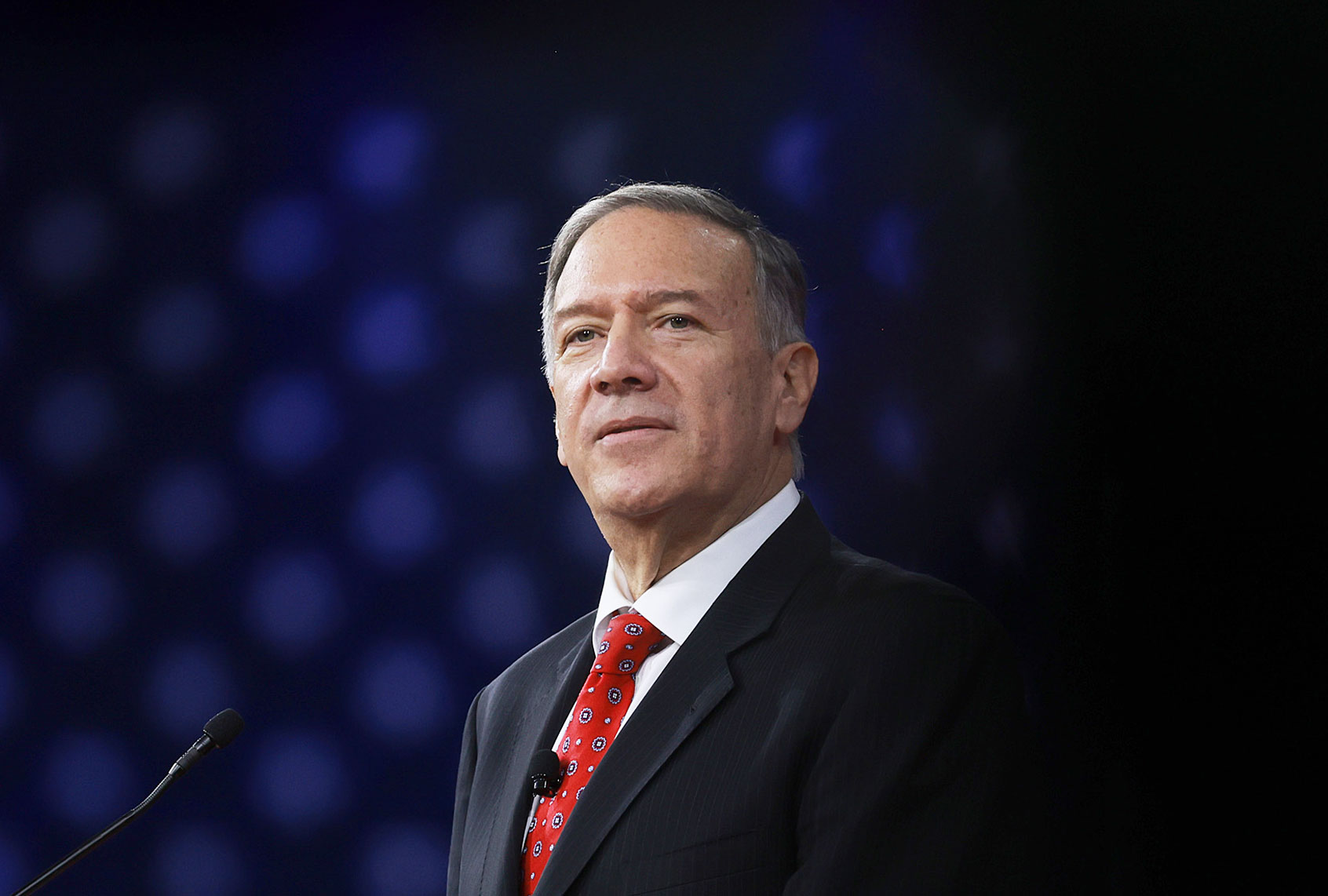 Former U.S. Secretary of State Mike Pompeo speaks during the Conservative Political Action Conference (CPAC) at The Rosen Shingle Creek on February 25, 2022 in Orlando, Florida. CPAC, which began in 1974, is an annual political conference attended by conservative activists and elected officials. (Joe Raedle/Getty Images)
