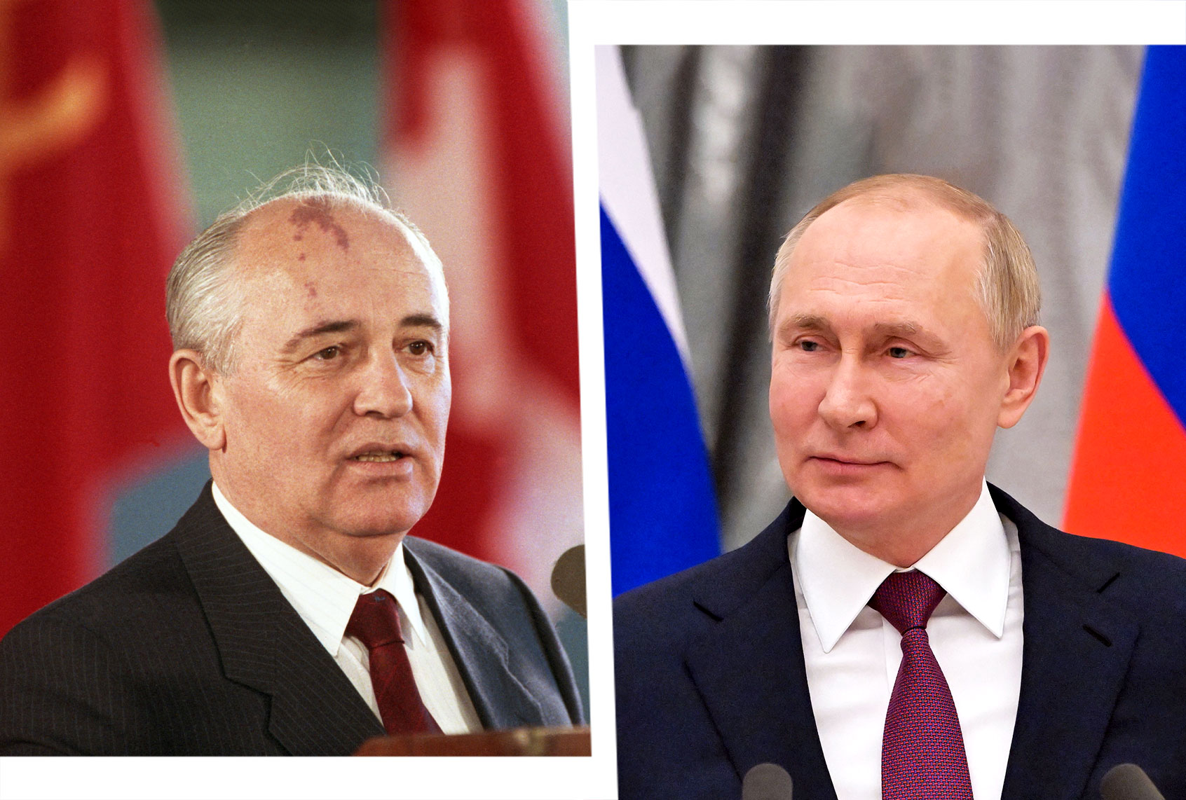 Mikhail Gorbachev and Vladimir Putin (Photo illustration by Salon/Getty Images)