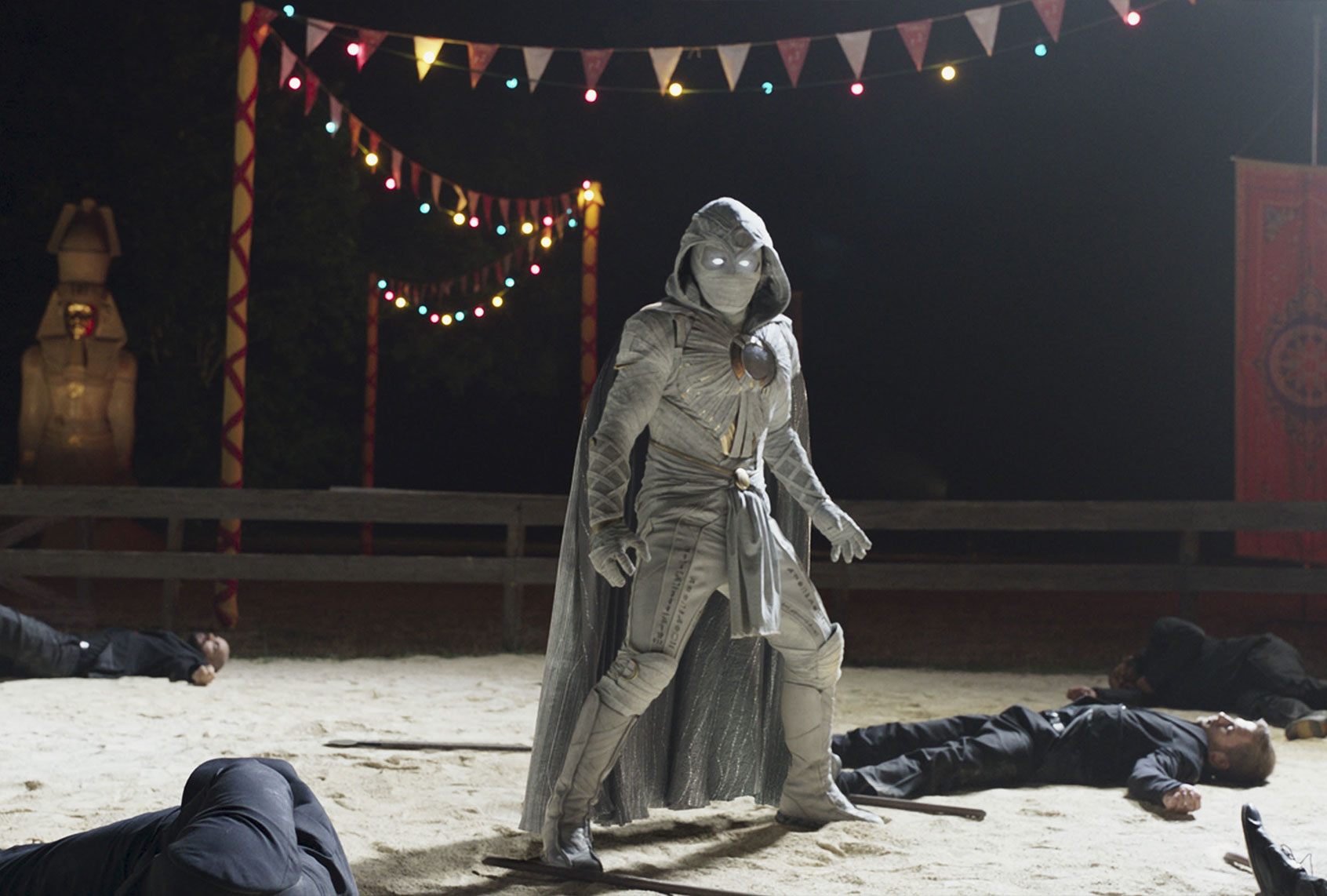 Oscar Isaac as Moon Knight in Marvel Studios' "Moon Knight" (Photo courtesy of Marvel Studios)
