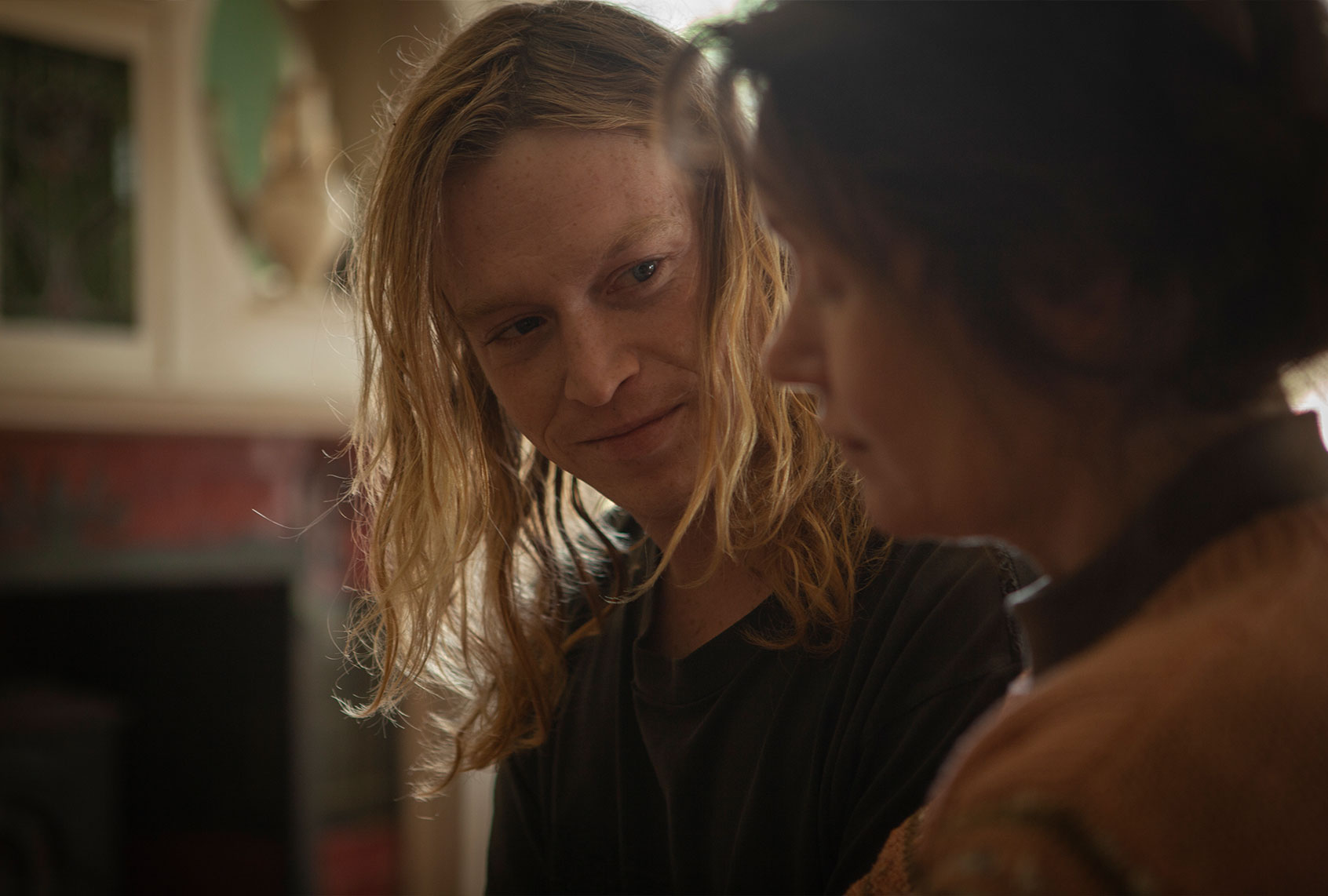 Caleb Landry Jones and Essie Davis in "Nitram" (IFC Films)