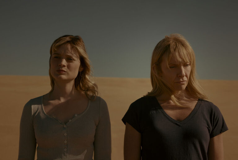 Bella Heathcote as Andy Oliver, Toni Collette as Laura Oliver in "Pieces of Her" (Netflix)