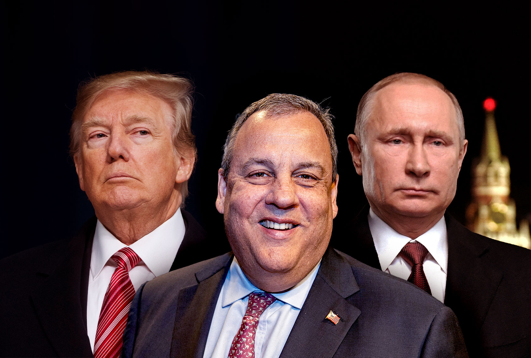 Donald Trump, Chris Christie and Vladimir Putin (Photo illustration by Salon/Getty Images)