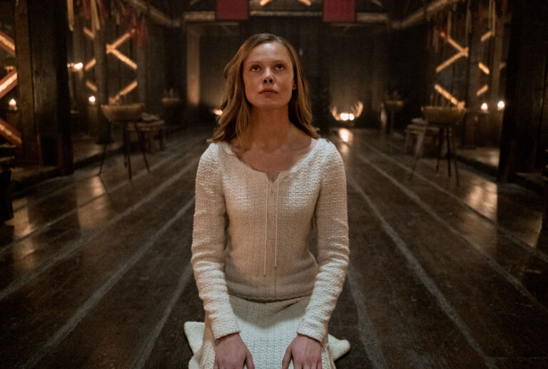 Frida Gustavsson as Freydis in "Vikings: Valhalla" (Bernard Walsh/Netflix)