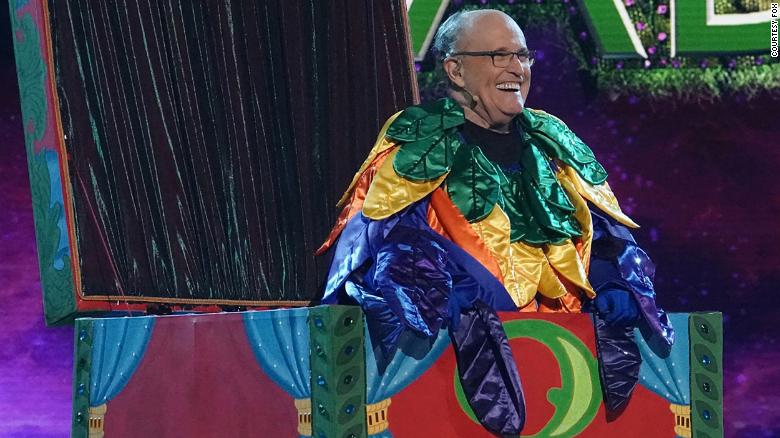 Rudy Giuliani on "The Masked Singer" (Fox)