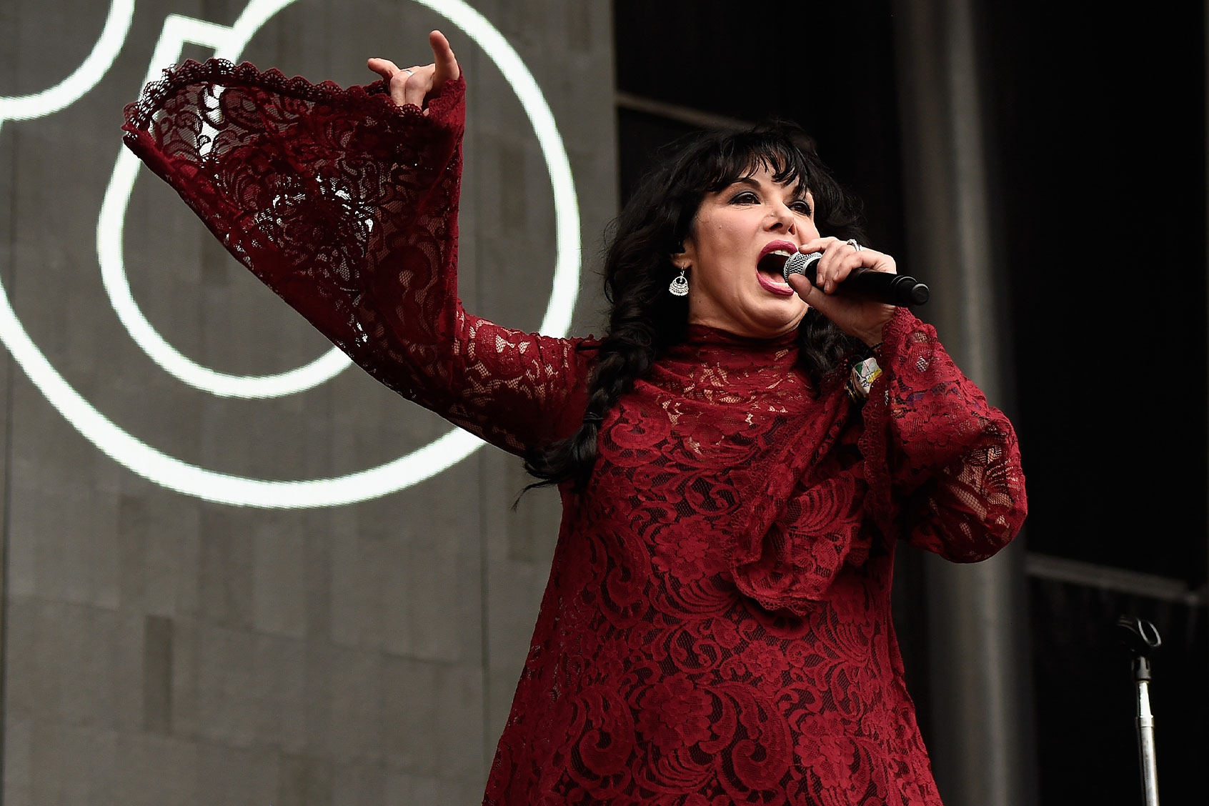 Ann Wilson of Heart performs onstage during the Foo Fighters 20th Anniversary Blowout at RFK Stadium on July 4, 2015 in Washington, DC. (Kevin Mazur/WireImage/Getty Images)