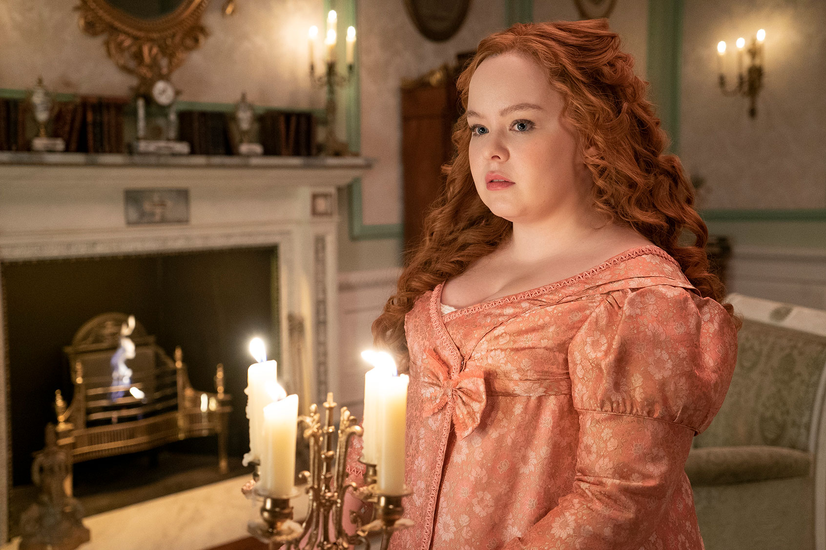 Nicola Coughlan as Penelope Featherington in episode 201 of Bridgerton. (Liam Daniel/Netflix)