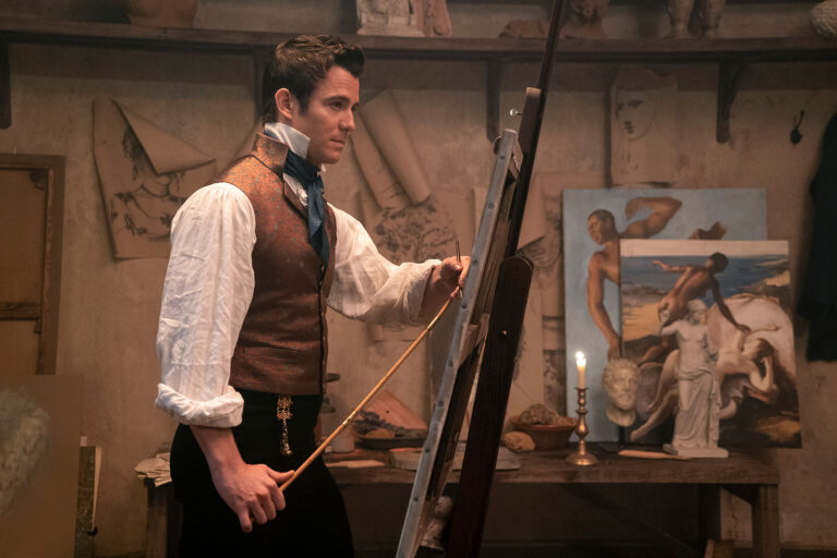 Luke Thompson as Benedict Bridgerton in "Bridgerton" (Liam Daniel/Netflix)