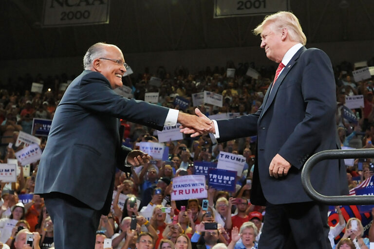 Rudy Giuliani and Donald Trump (Sara D. Davis/Getty Images)