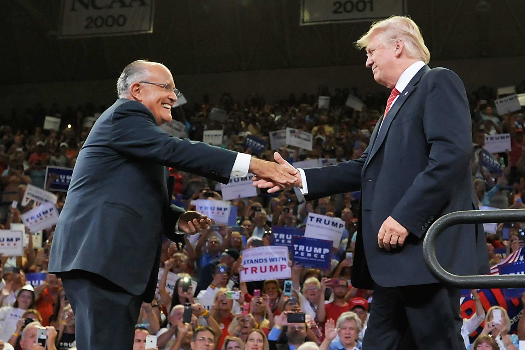 Rudy Giuliani and Donald Trump (Sara D. Davis/Getty Images)