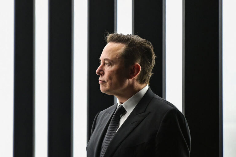 X (Twitter) and Tesla CEO Elon Musk (PATRICK PLEUL/POOL/AFP via Getty Images)