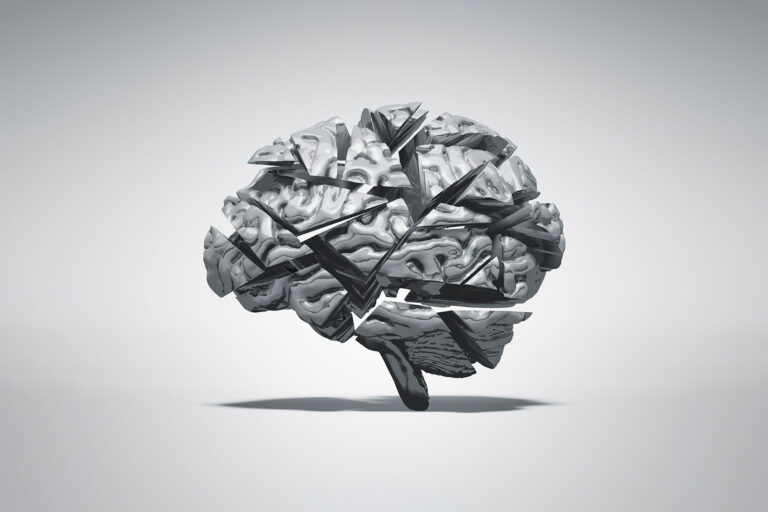 Brain fractured into sections (Getty Images/Hiroshi Watanabe)