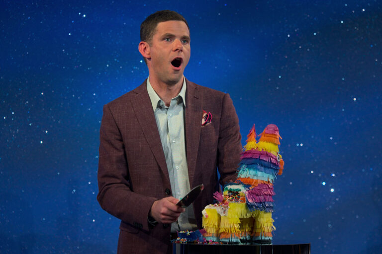 Mikey Day in "Is It Cake?" (Netflix)