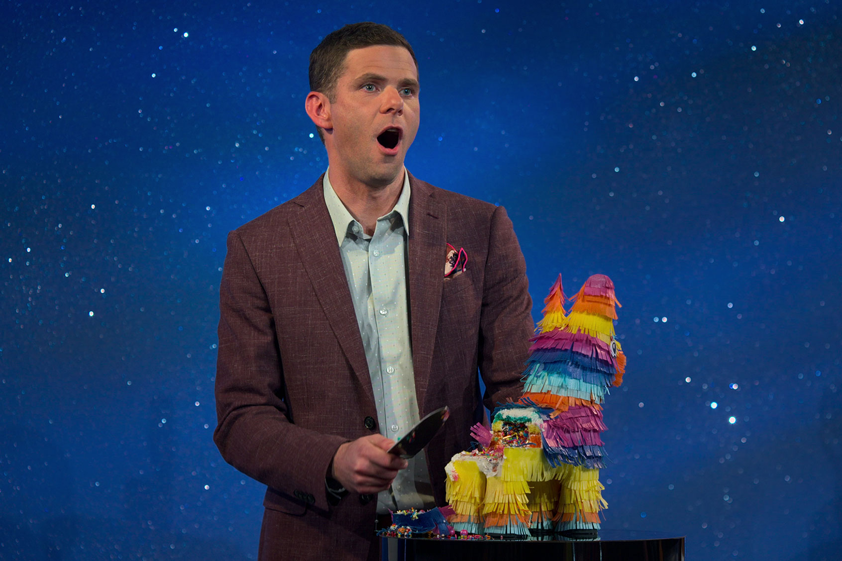 Mikey Day in "Is It Cake?" (Netflix)