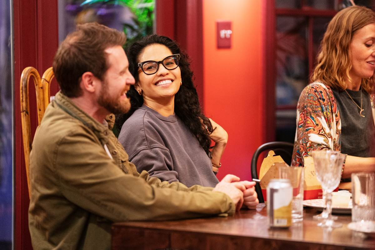Melissa Beck and Danny Roberts of "The Real World Homecoming: New Orleans" (Akasha Rabut/Paramount+©MTV ENTERTAINMENT 2022, All Rights Reserved)