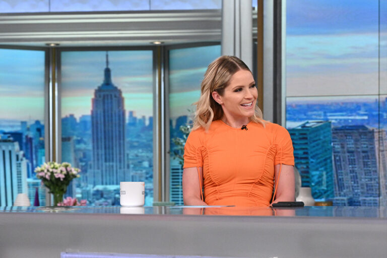 Sara Haines on "The View" (ABC/Lorenzo Bevilaqua)