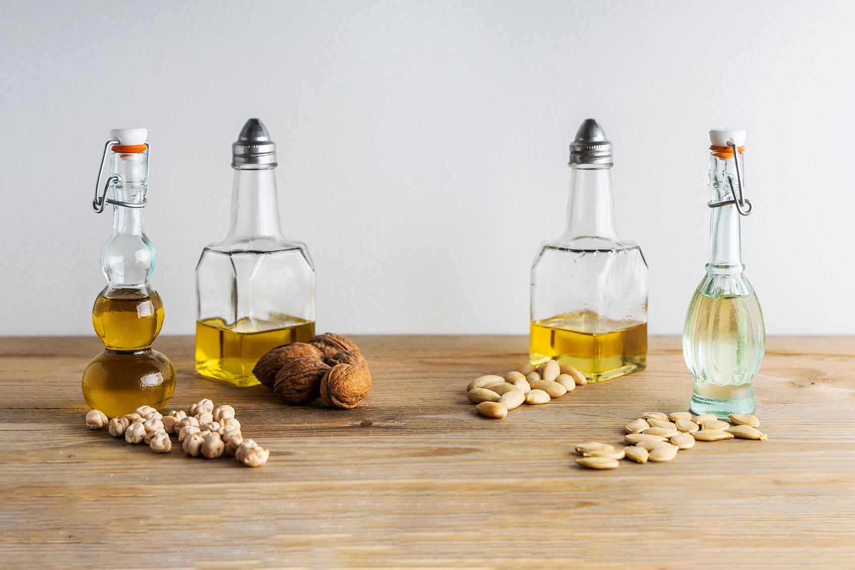 Variation of cooking oils (Getty Images/peter bocklandt)